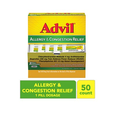 Advil Allergy & Congestion, 1/50CT