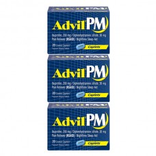 Advil Pm Caplets 20ct/6PK